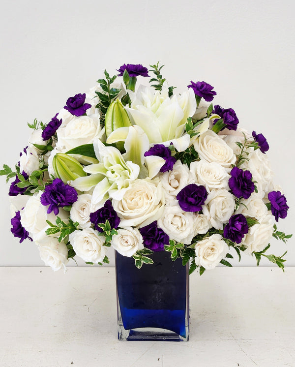 White and Indigo