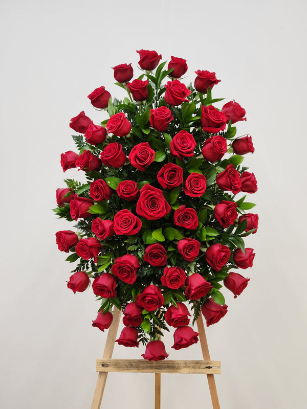 All Red Roses Spray