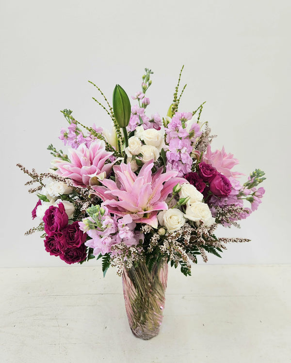 Pinks and Lilies