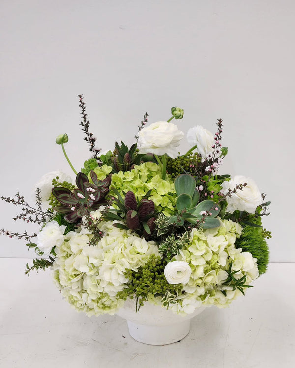 Designers Choice White and Green